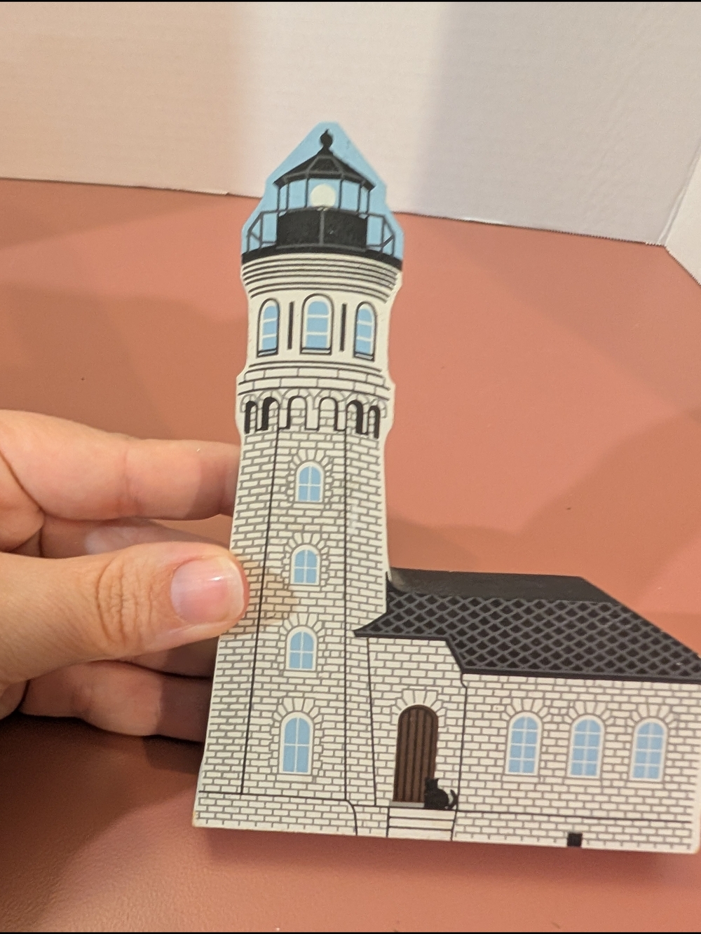 Vintage 1999 The Cat's Meow Lighthouse Museums of the Great Lakes Shelf Sitter - Picture 2 of 8